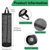 2 Pcs Plastic Bag Holder for Grocery Bags, Hanging Storage Bags Plastic Mesh Bags Dispenser Organizer Trash Bags Grocery Shopping Bag Holder for Home