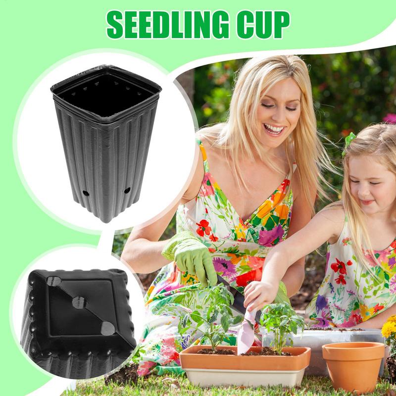 10PCS Seedling Cups Garden Plant Seed Starter Planting Trays for Garden Citrus Seedlings and Flower Planting Pots