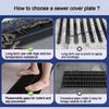 High Strength Trench Cover Rectangular Grate Driveway New Sewage Ditch Drainage  Outdoor