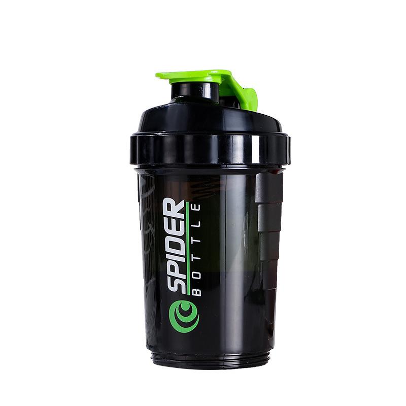 Unisex Sports Shaker Bottle - Protein Mixer & Gym Water Bottle for Outdoor Fitness