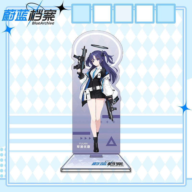 16cm Height Blue Archive Acrylic Stand Character Figurine