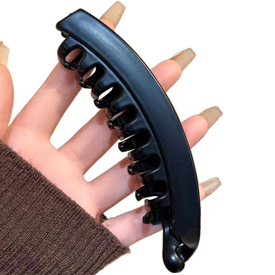 High-End Leopard Print Twist Hair Clip for Women - 2025 Stylish Vertical Claw Clip for Ponytails