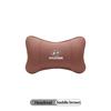 High-quality Leather Car Seat Headrest Memory Foam Comfort Pillow Auto Interior For Hyundai NLINE Genesis I30 I20 I10 Venue Getz PP18