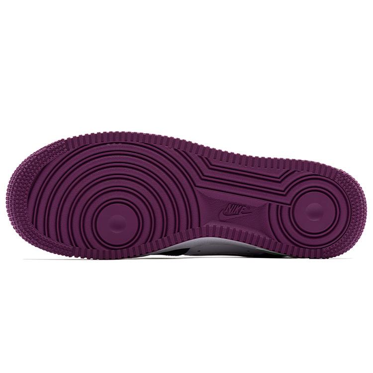 Nike Air Force 1 Air Force 1 Leather Slip Resistant Cushioning Abrasion Resistant Low top Skateboard Shoes Men's CV1724-105(Team29-)