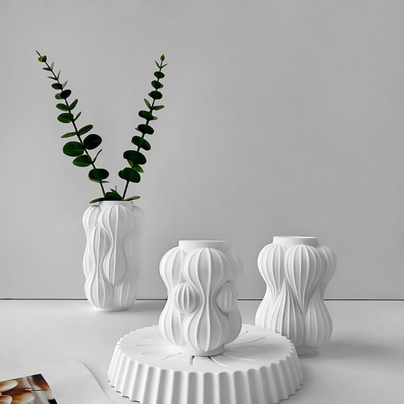 Geometric Vase Silicone Mould Epoxy Resin Casting Mold DIY Flower Pots Planter Jewelry Molds Flower Arrangement Decors