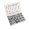 1220PCS Screw Nut Washer Kit Flat Head Hex Socket 304 Stainless Steel M2 M3 M4 M5 Screw Assembly Kit
