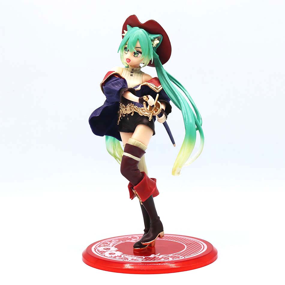 19cm Sexy Girl Hatsune Miku Anime Figure Fashion Subclture Miku Action Figure Christmas Gift PVC Collection Model Doll Toys