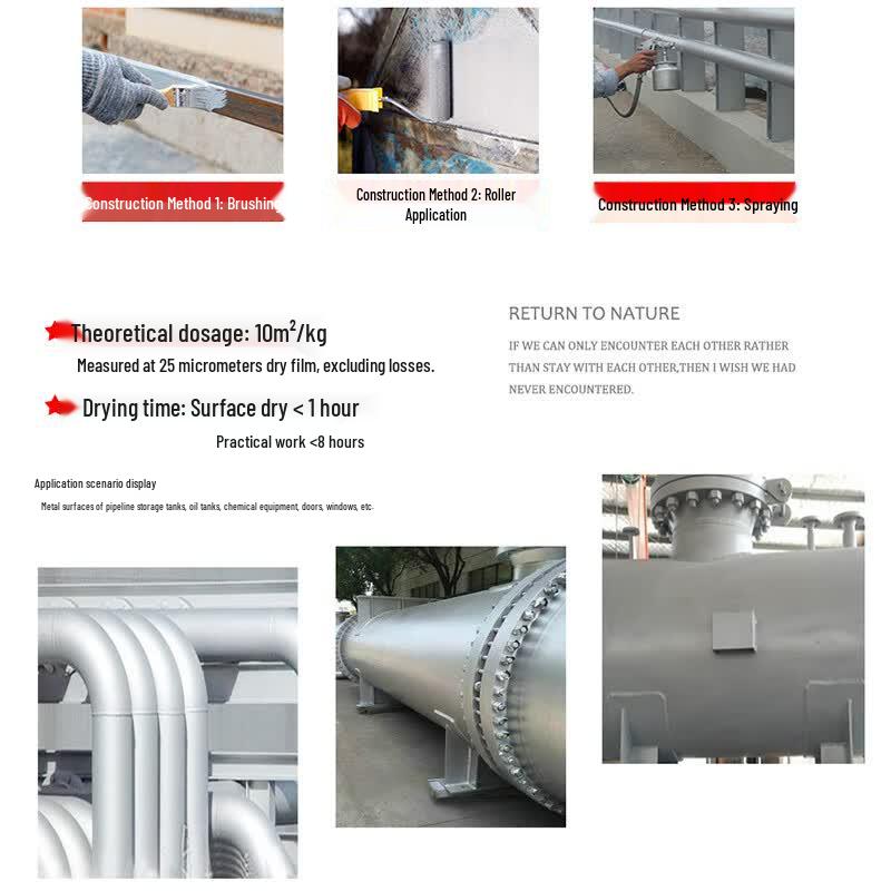 Champs Elysees Water-Based Silver Anti-Rust Outdoor Paint