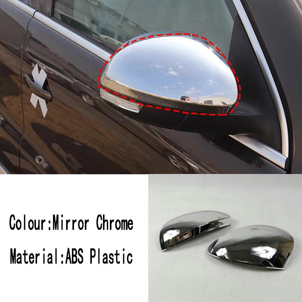 For Volkswagen VW Tiguan MK1 2010-2014-2016 Rear Fog Light Frame Rear Trunk Mirror Handle Bowl Fuel Cap Door Body Cover Trim