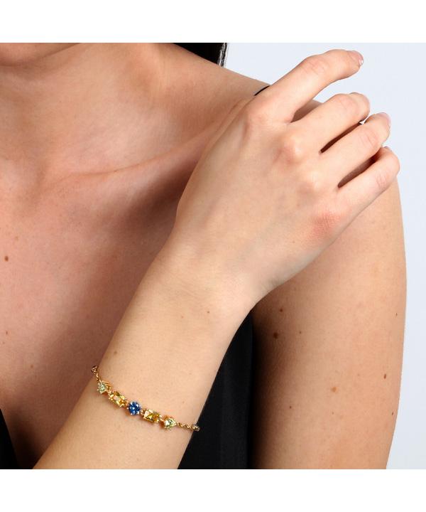 Morellato Colori Goldfarbenes Edelstahlarmband SAVY08 für Damen