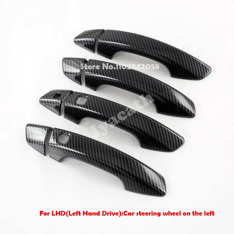 

LHD RHD Для BYD SEAL 5 dmi Chaser 05 Chazor King DM-i 2024 2025 ABS углеродное волокно черный Наклейка на кузов Накладка на ручку двери LHD ABS carbonfiber