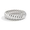 Metal Thread Texture Bangle Thick Women's Hand Bracelet Hip-Hop Retro Spring Bracelet  Men Women