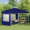 Pop Up Party Tent 288 X 288 X 245 Cm Blue Oxford Fabric