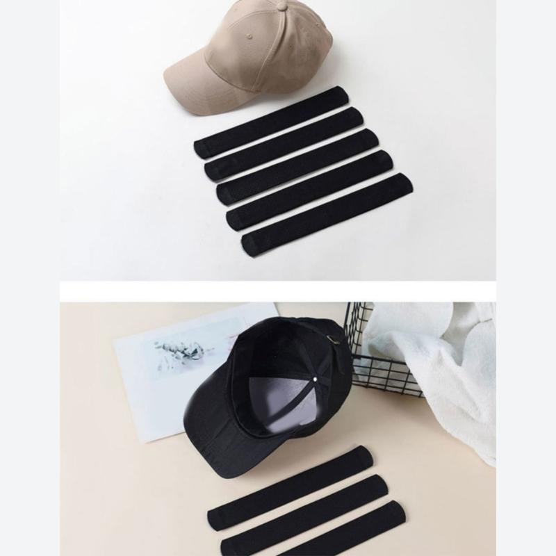 50Pcs Invisible Sweat Absorption Strips Breathable Adhesive Hat Liners Sweatband for Baseball Caps Shirt Clothing Collar