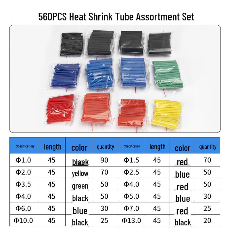 Waterproof Flexible Heat Shrink Tube - Insulating Sleeve for Wire Protection and Cable Management
