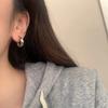 Versatile Chunky Hoop Earrings Simple Ear Pendant Vintage Drop Earrings  Women