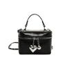 New Fashion Chain Portable Box Bag Women's Messenger Bag Solid Color Shoulder Bag