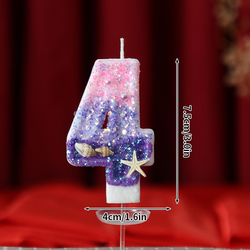 3D Number Cake Decorating Candle Birthday Candles Multicolor Cake Topper Baby Shower Party 1st Dessert Decor for Any Celebration