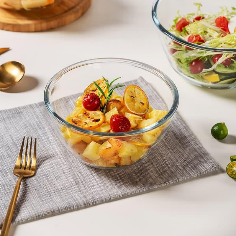 Borosilicate Glass Mixing & Salad Bowl