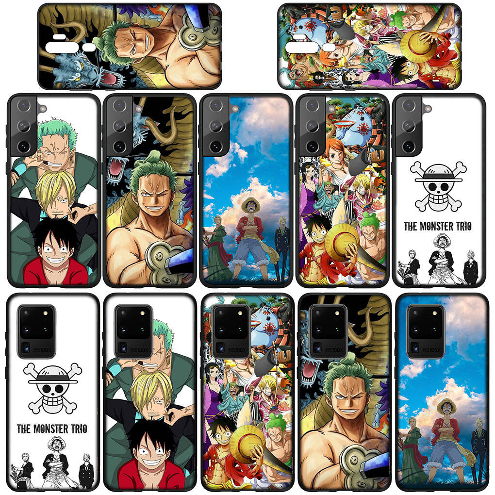 Case for iPhone 17 15 16 Plus Xiaomi Poco X7 X6 F8 F7 C85 C75 Redmi Note 14 12 11 13 Pro Max A4 14C 13C 15C Luffy One Pieces Sanji Roronoa Zoro Coque