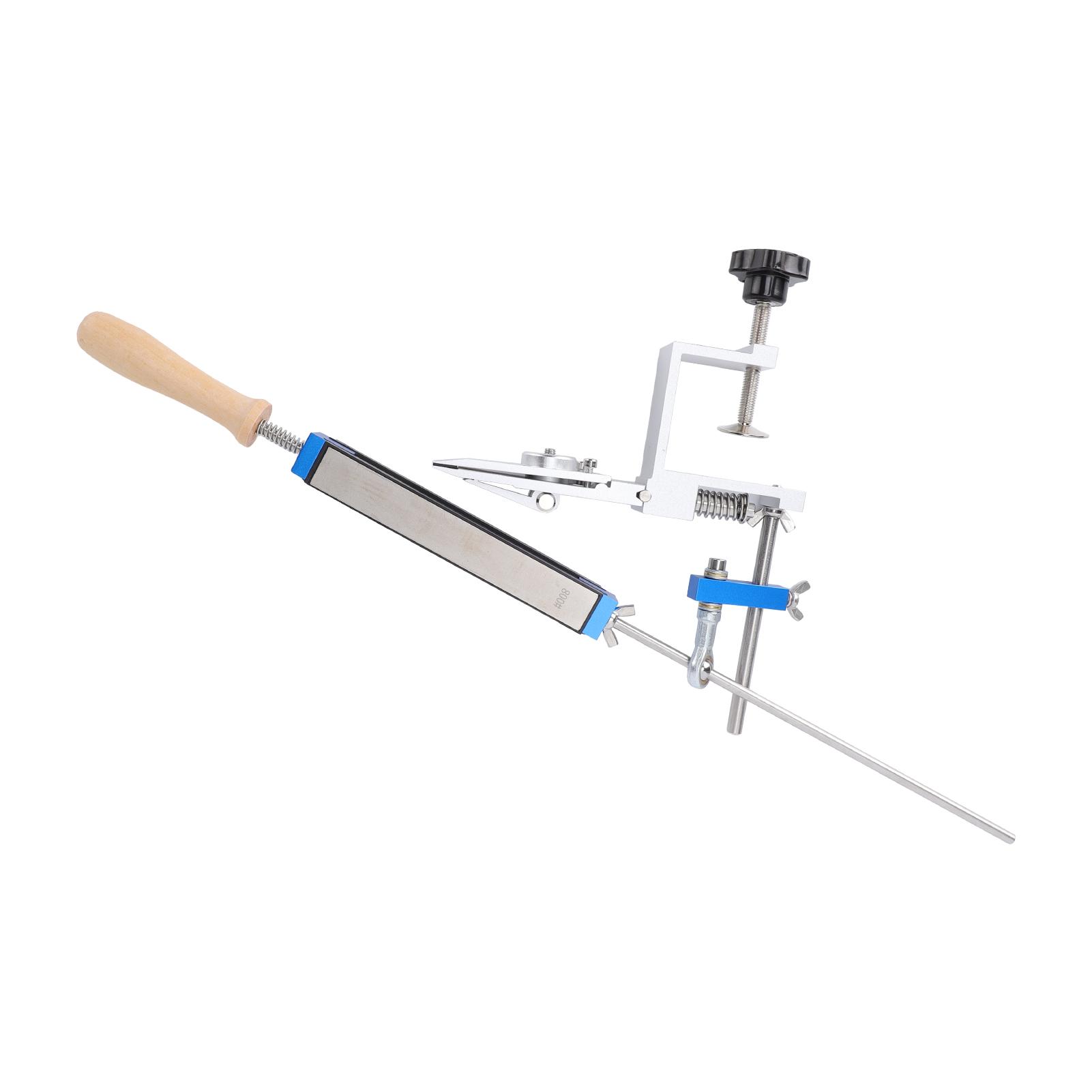 

d Система заточування, Професійний інструмент для заточування з точильними каменями 150Celsius400Celsius800Celsius2000 грит для кухонних та вуличних лез