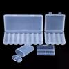1/3PCS 1 Section/2 Section/4 Section/8 Section 21700 Battery Anti Fall Protection Box 21700 Battery PP Plastic Storage