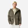 Li Ning Sports Lifestyle Series Hooded Windbreaker Long Sleeve Coat Men Outerwear Military-Green AFDV187-3