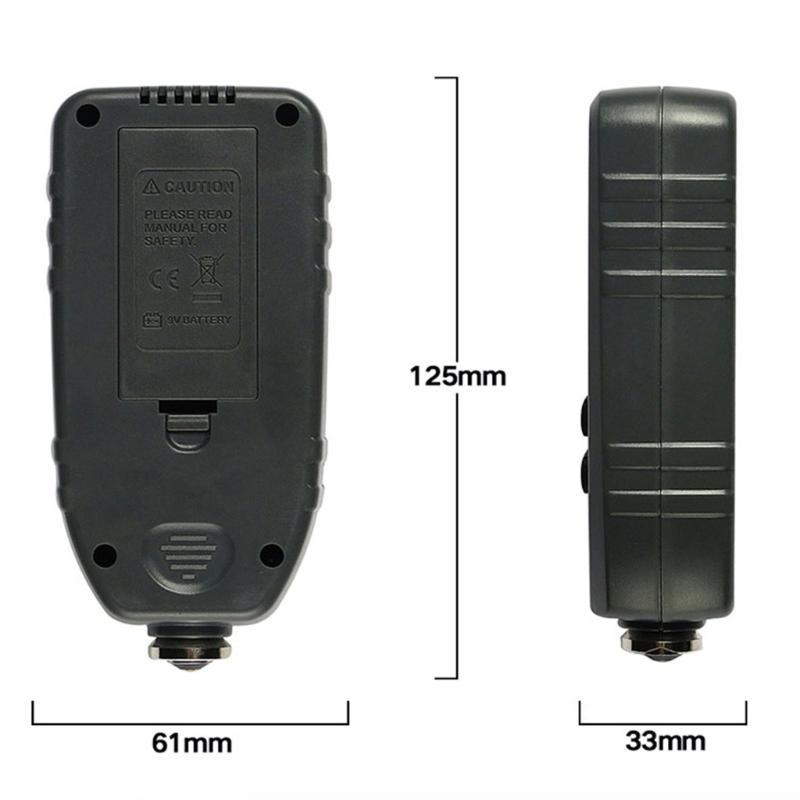 Car Digital Painting Detector Meter Mini LCD Coating Thickness Gauge Automotive Digital Calibration Measuring Instrument
