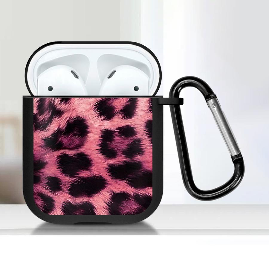 Earphone Cases Cover Case For Airpods 2 3 Pro3 1 4 Pro Pro2 Pink Leopard Print