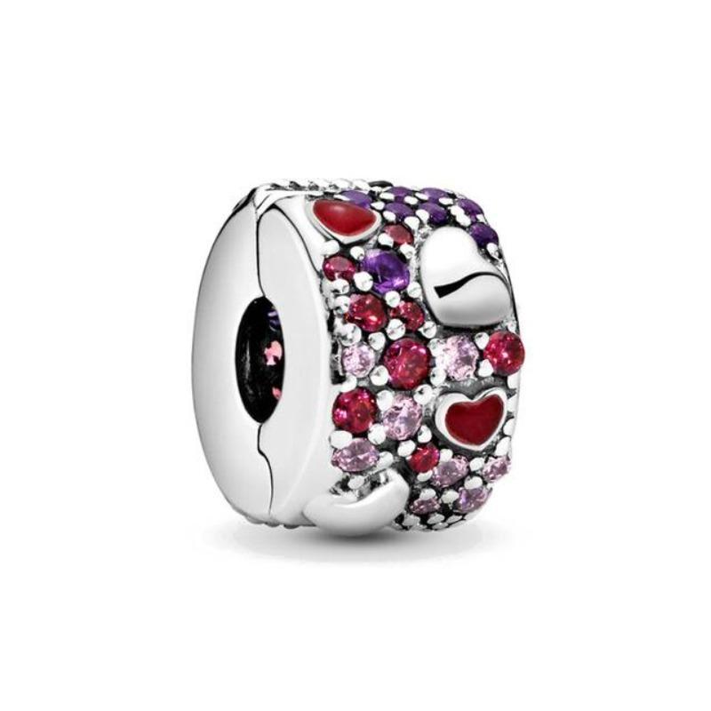 New Copper Red Valentine'S Day Series Love Lantern Apple Diy Charm Bead Jewelry Suitable For Bracelet Women'S Love Gift