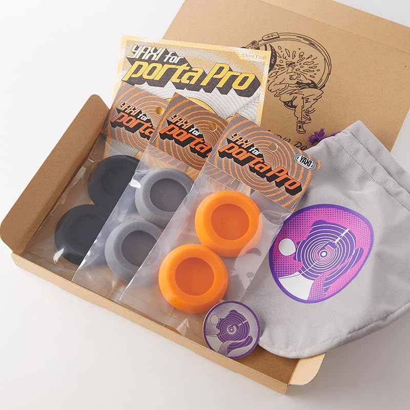 

YAXI EARPADS для Koss PORTAPRO 3пари+чехол ((Чорний+Сірий+Помаранчевий)+Чехол)