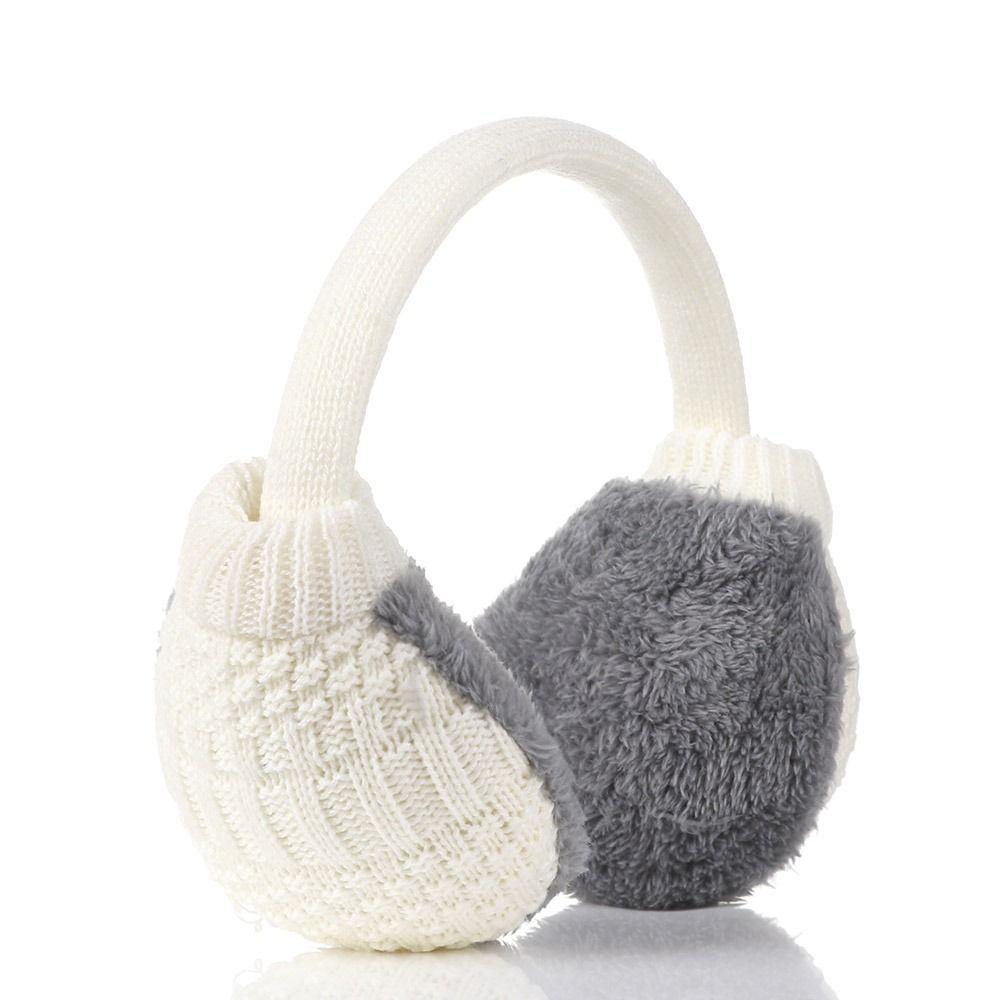Fashion Winter Warmer Fuzz Ear Cover Knitted Earmuffs Ear Warmers Ear Muffs
