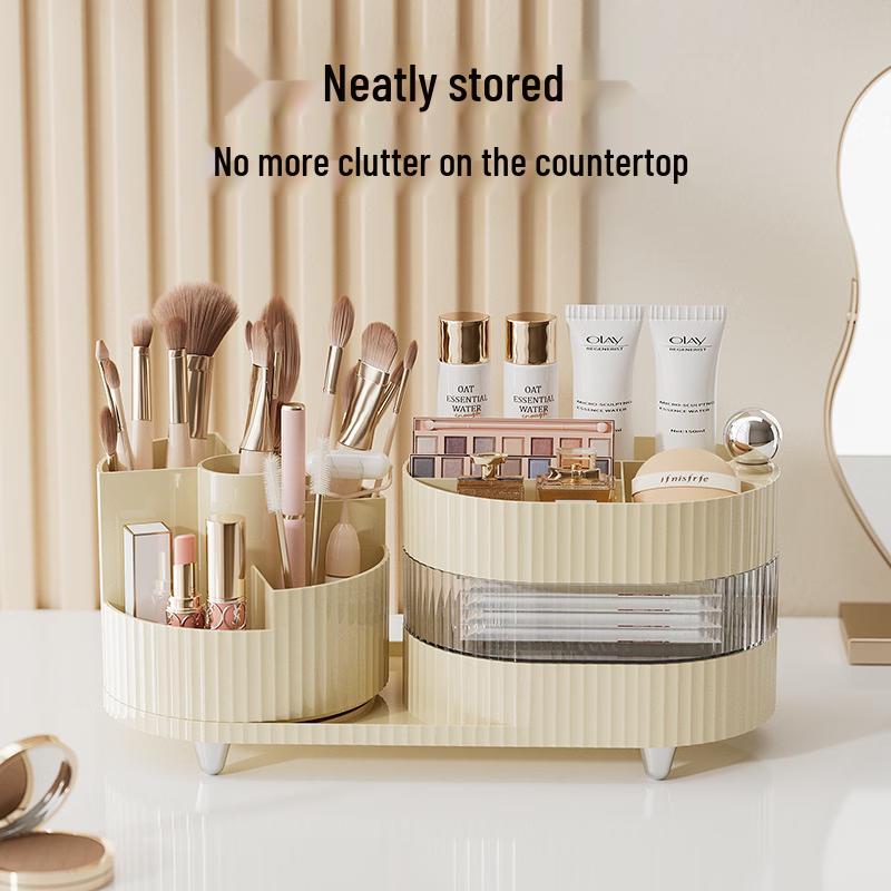 Pinhuan 3-Layer Rotating Makeup Organizer