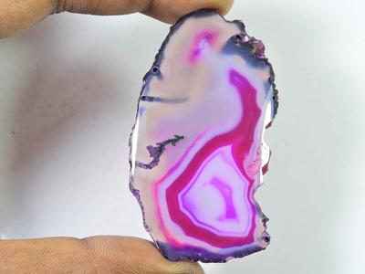 113Cts Dyed Druzy Agate Fancy Healing Crystal Cabs Loose Gemstone 31X63MM SK-2284