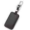 Leather Car Key Cover For Renault Clio Logan Megane 2 3 Koleos Scenic 3 Buttons Smart Remote Fob Protector Case Keychain Bag