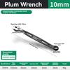 Durable Ratchet Wrench 8-32mm Plum Blossoms Open Combination Wrench Two-Way Double Fast Ratchet Wrench Auto Repair Tools