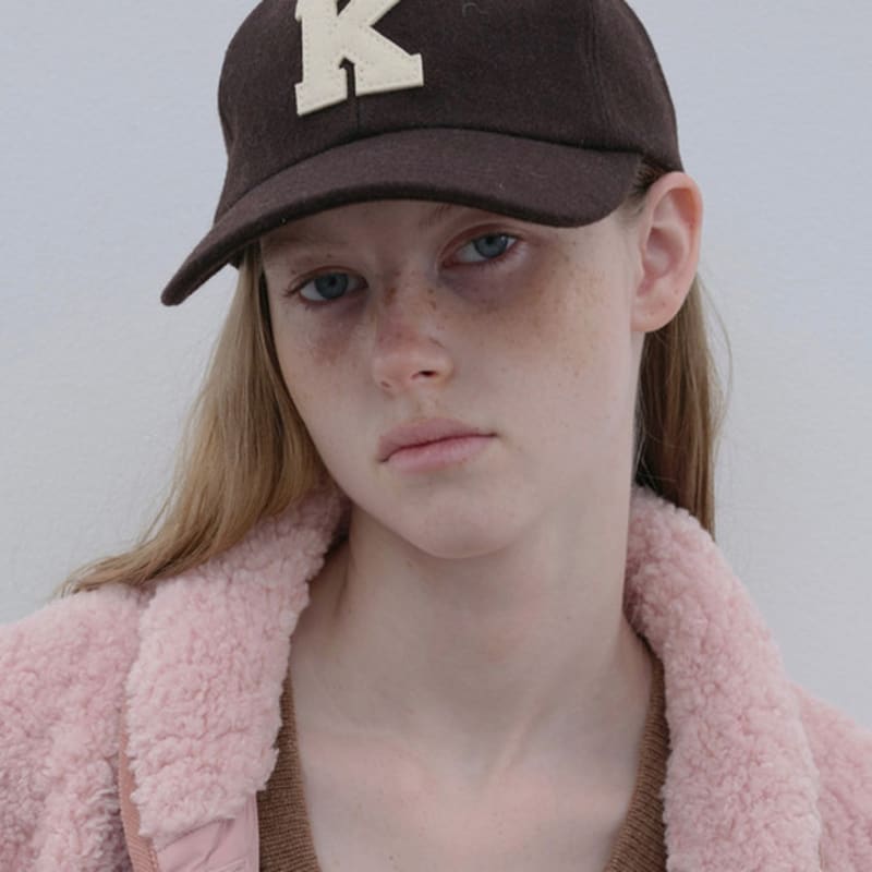 

Кепка Keds из шерстяного фетра с логотипом K_KD3CPG3102F_BRN BROWN