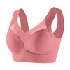 Large size underwear gathers without steel ring bra women's comfortable seamless underwear sports beautiful back integrated underwear
