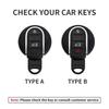 Auto-Fernschlüssel-Hülle für BMW Mini COOPERS COUNTRYMAN ONE JCW CLUBMAN F56 F55 F54 F57 F60 Roadster Leder-Schlüsselanhänger