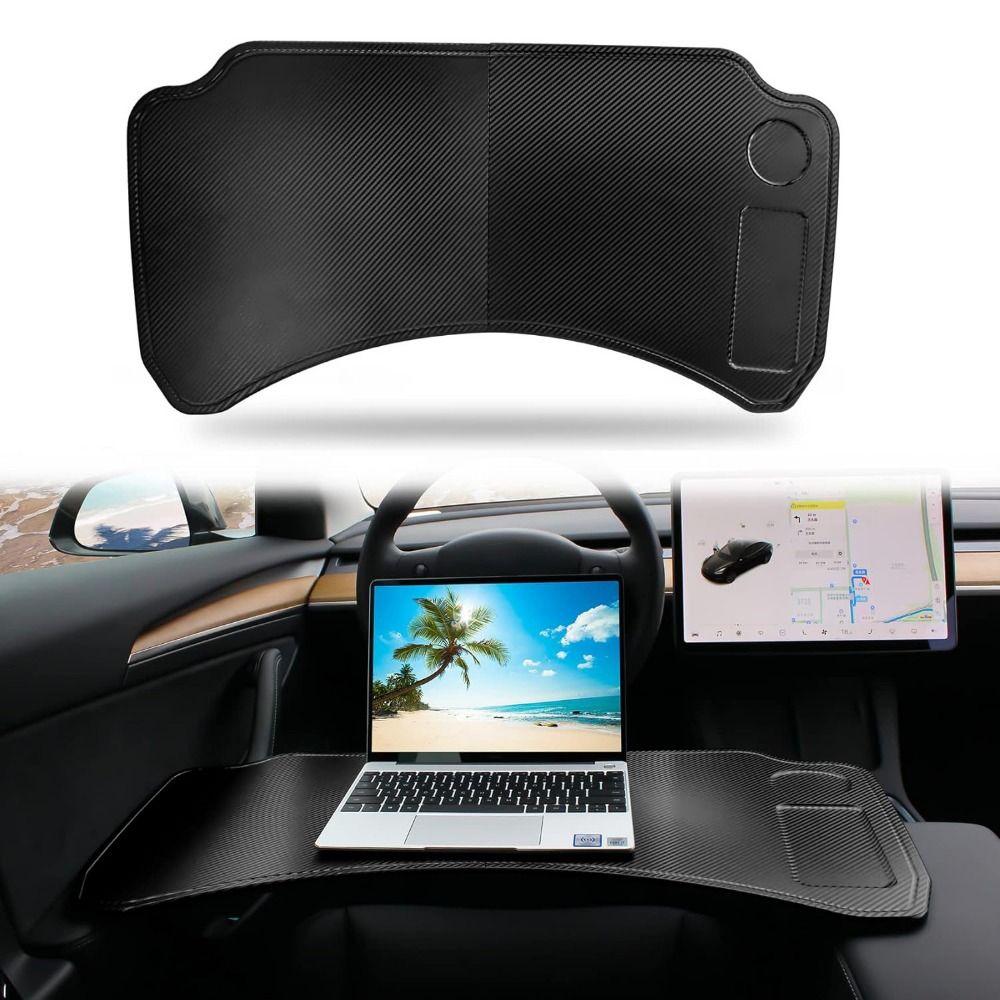 

Foldable Car Laptop Desk Mount Stand Black Coffee Goods Tray Board Food Drink Holder Tray Working