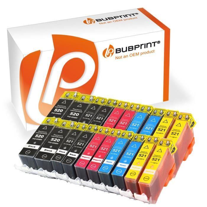 20 Compatible Inks For Canon Cli - 521 Pgi - 520