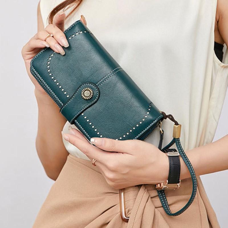 

Новый антимагнитный кошелек RFID большой емкости на молнии в Европе и США