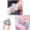 Kids Led Quartz Watch With Night Light And Silicone Strap For Childrens Gift