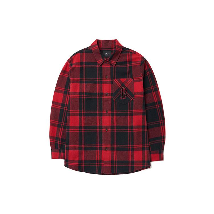 MLB Mlb Base Logo Shirt Unisex Red 3AWS01014-43RDD S