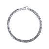 Jbans Classic Slim Antique Snake Surgical Steel Chain Bracelet (C2001-Ac649_Sv)