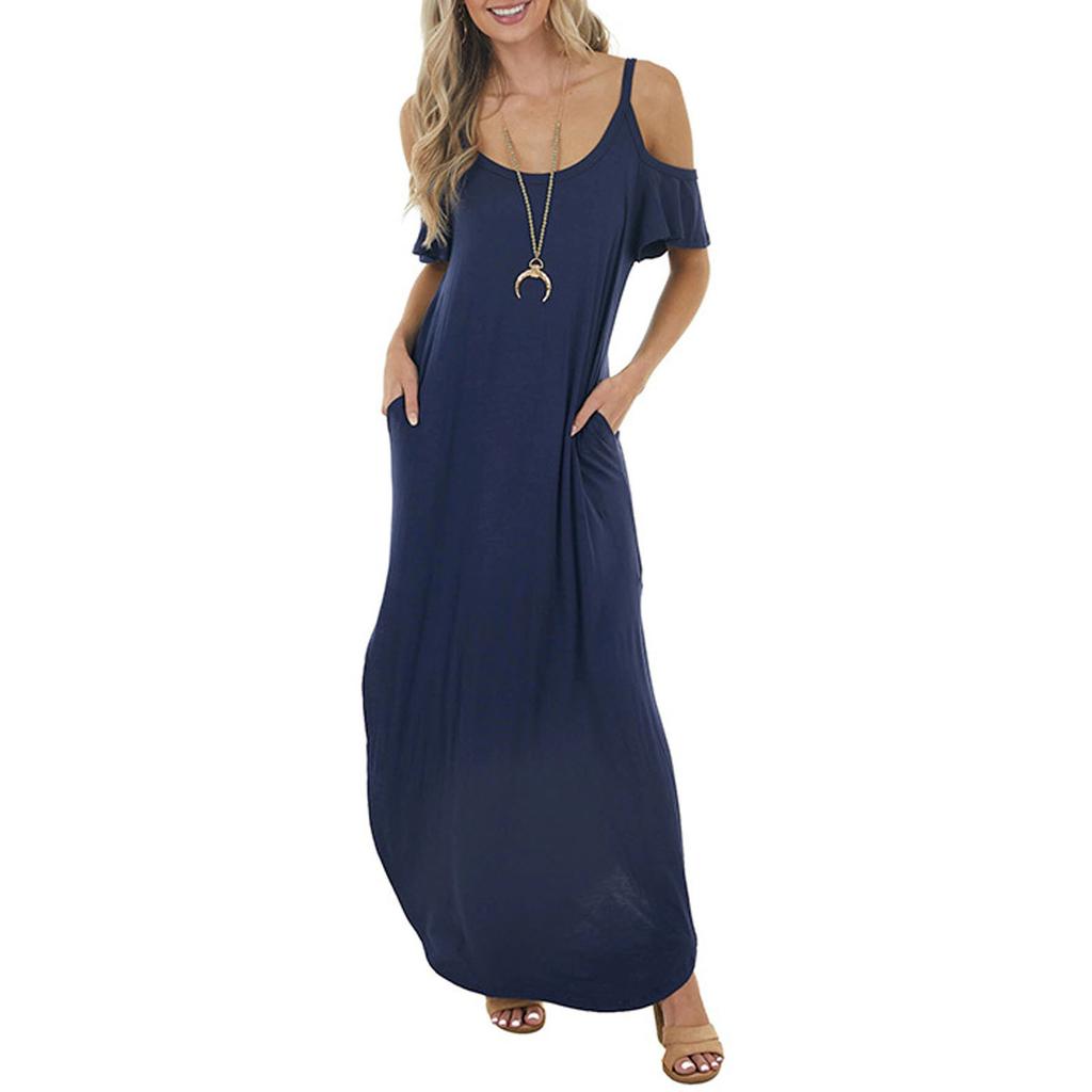 Buy RL Womens Casual Loose Pocket Long 