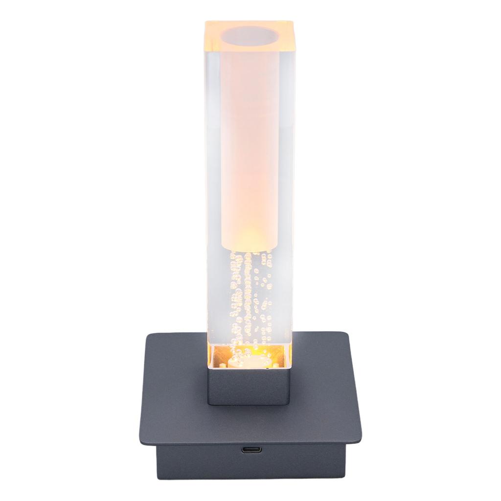 Kabellose Tischlampe Stufenlos Dimmbar 3 Farbtemperaturen IP54 Wasserfest Wiederaufladbar Touch-Steuerung