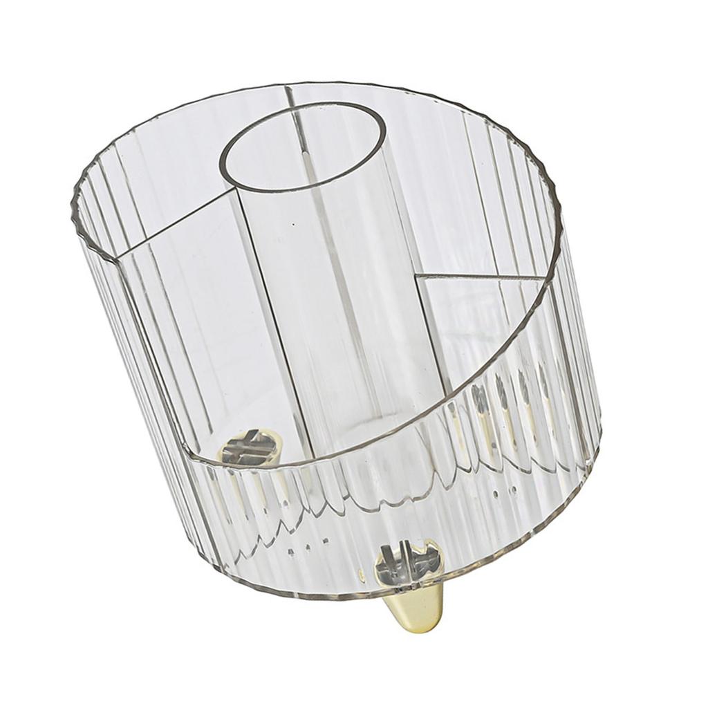 Makeup Brush Holder Case Multi Grids Clear Cosmetic Brushes Storage Box for Pen Lipstick