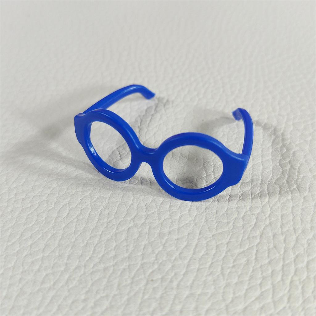Colorful Glasses Plastic Glasses Frame Accessories DIY Dolls Candy Color Frame Handmade Decoration Accessories