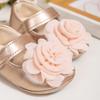 2024 Spring & Autumn Flower Velcro Princess Baby Walker Shoes